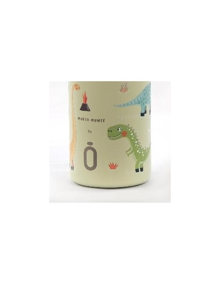 Botella térmica 350ml Marta Munté dinos verde