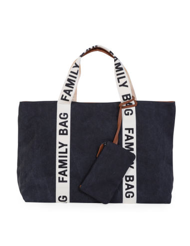 Family bag signature canvas black