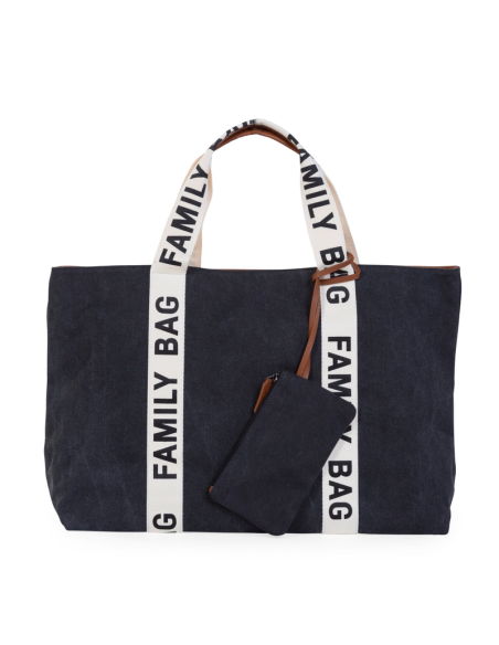 Family bag signature canvas black