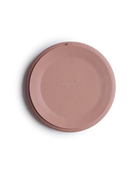 Plato ventosa-compartimentos solid blush