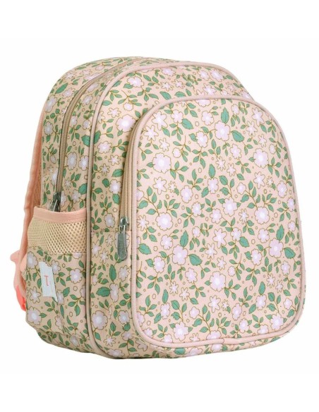 Mochila grande blossoms rosa