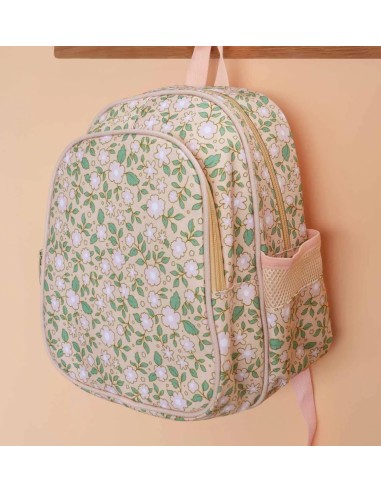 Mochila grande blossoms rosa