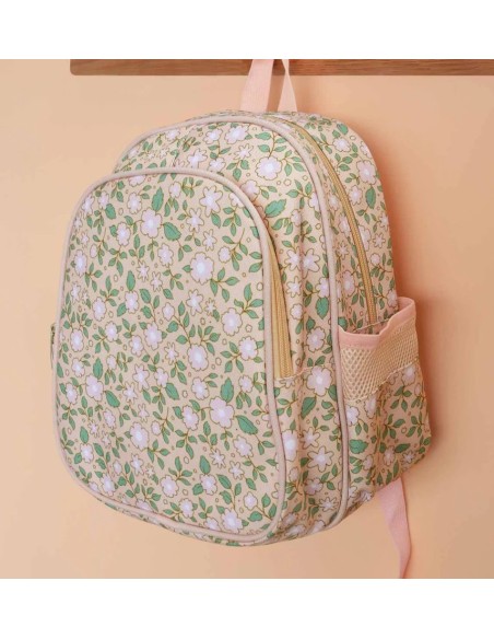 Mochila grande blossoms rosa