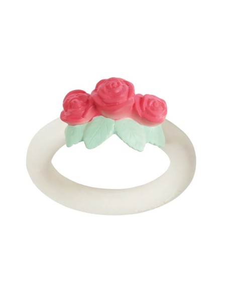 Mordedor anillo rosas