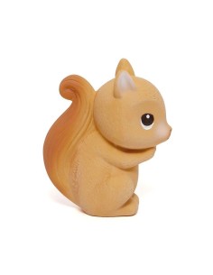 Mordedor sonajero de caucho Silas the squirrel 2