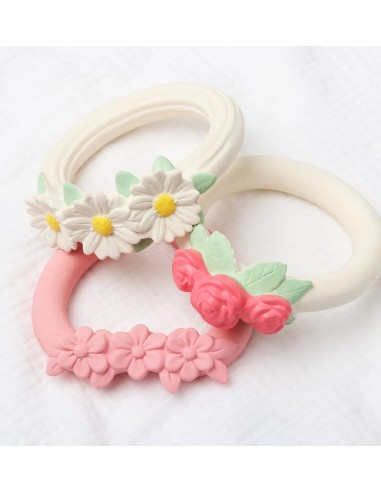 Mordedor anillo margaritas