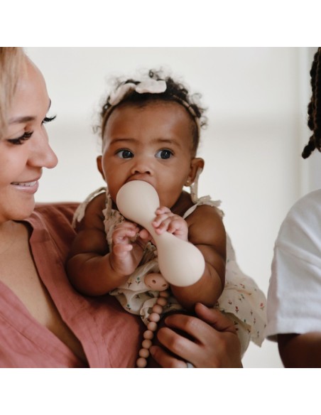 Sonajero silicona bebé solid shifting sand