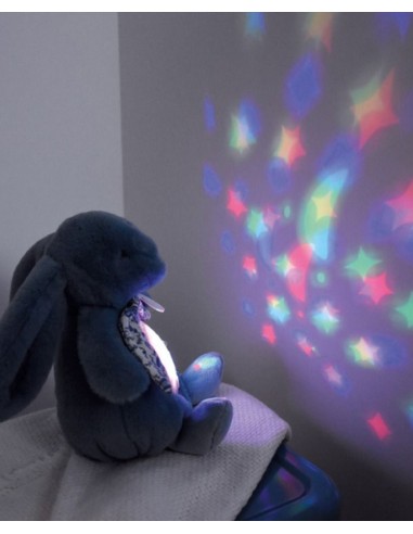 Conejito musical nightlight sage