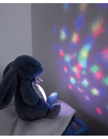 Conejito musical nightlight sage