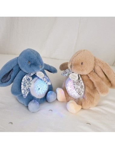 Conejito musical nightlight blue