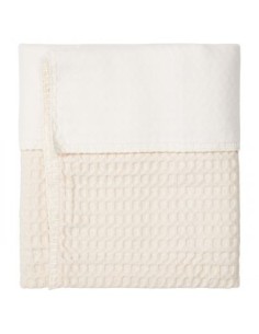 Manta de cuna wafel Amsterdam natural 2