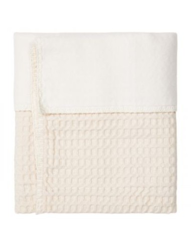 Manta de cuna wafel Amsterdam natural