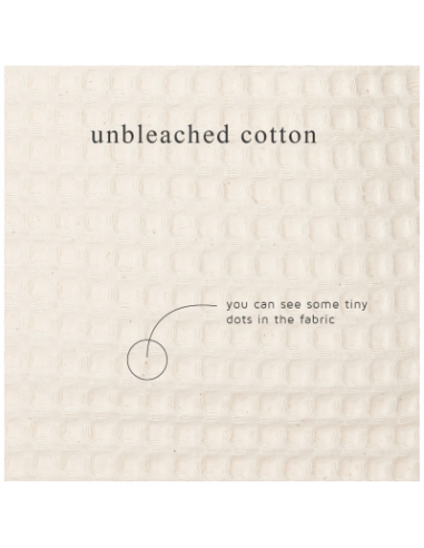 Manta de cuna wafel Amsterdam natural