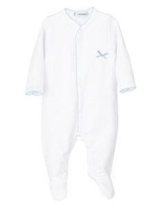 Pelele abierto natal celeste