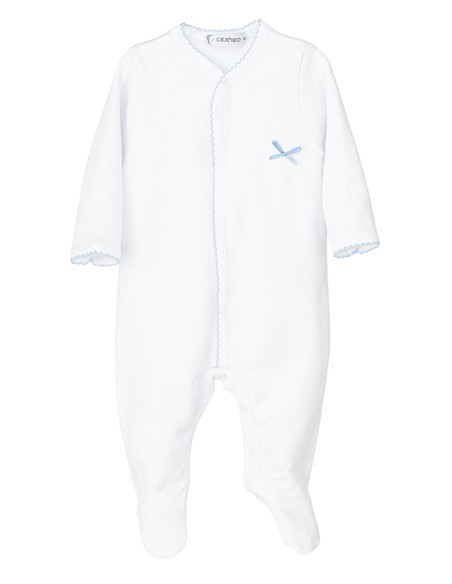 Pelele abierto natal celeste