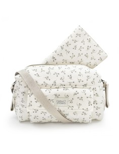 Bolsa cochecito camila olive bloom canvas