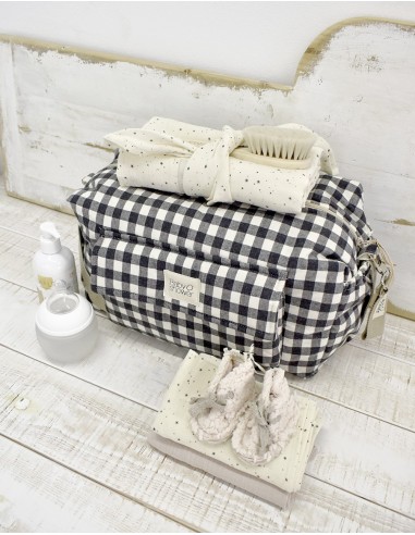 Bolsa cochecito camila vichy damier