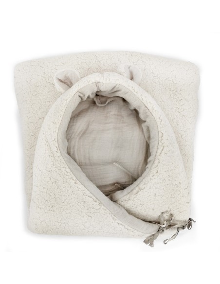 Saco capazo soft teddy mouton