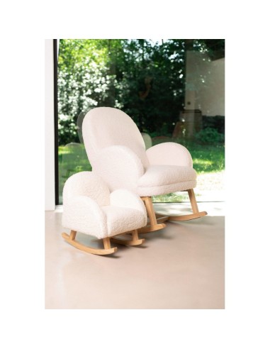 Mecedora teddy blanco