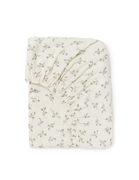 Bajera cuna 60cm olive bloom