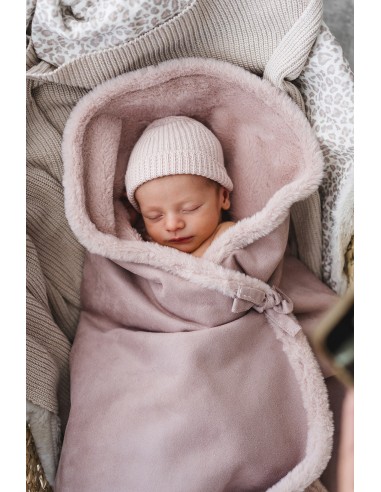 Gorrito canalé nude