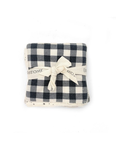 Pack 3 toallitas vichy damier