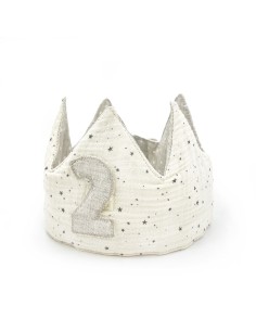 Corona de cumpleaños white ministars 2