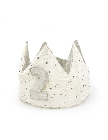 Corona de cumpleaños white ministars