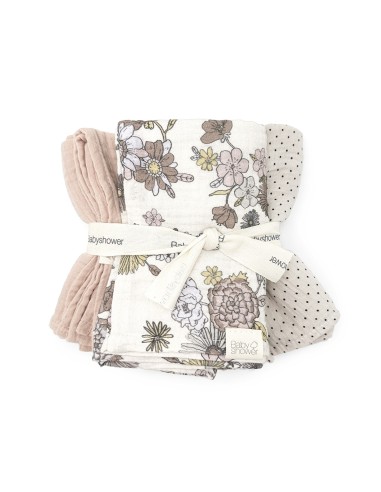 Pack 3 muselinas bardot