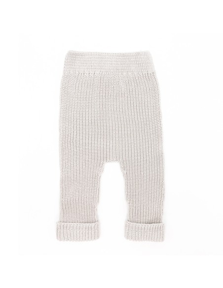 Pantalón bebé canalé ivory