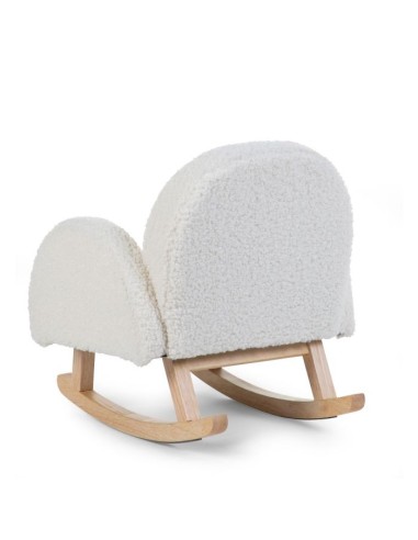 Mecedora niños teddy blanco