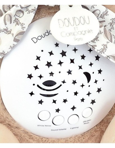 Conejito musical nightlight beige