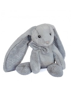 Peluche conejo preppy chic gris perla 2