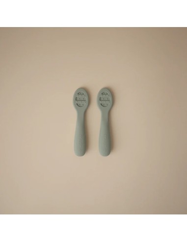Mis primeras cucharas solid shifting sand + cambridge blue