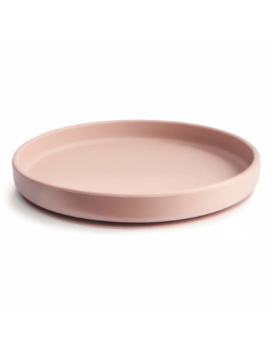 Plato ventosa clásico solid blush