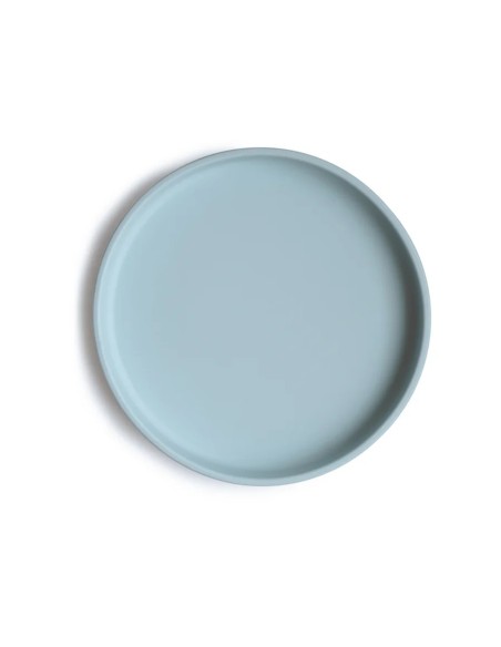 Plato ventosa clásico solid powder blue