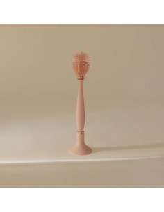 Cepillo de silicona para biberón solid blush 2