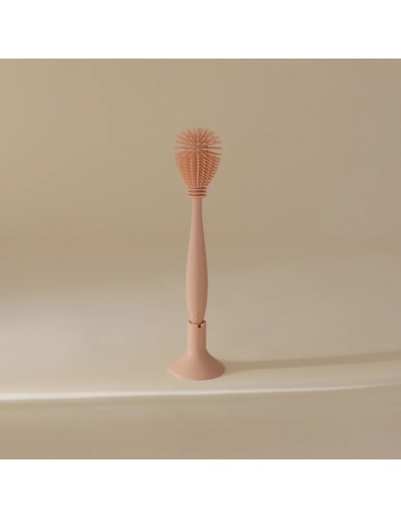 Cepillo de silicona para biberón solid blush
