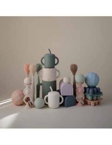 Cepillo de silicona para biberón solid shifting sand