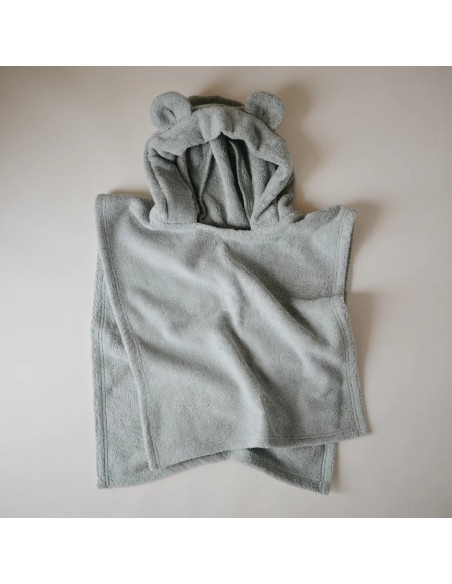 Toalla poncho bear fog moss