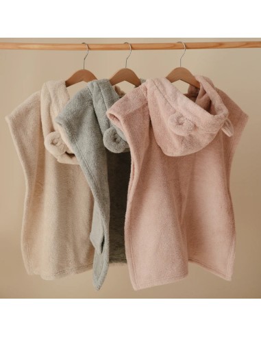 Toalla poncho bear fog moss