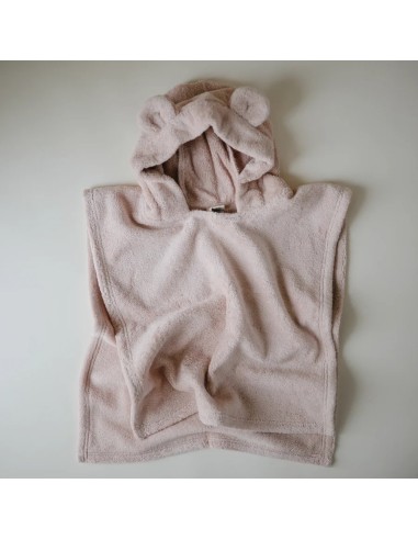 Toalla poncho bear fog blush