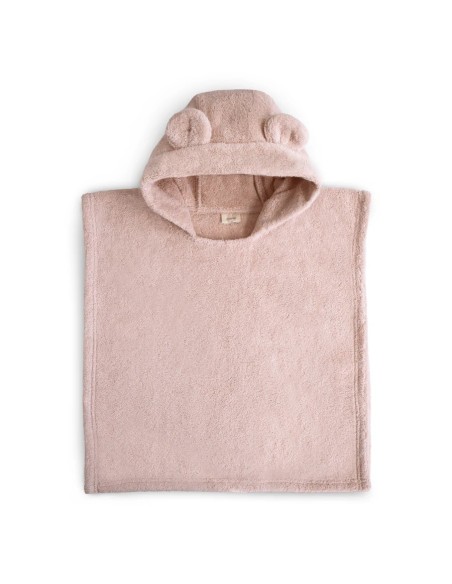 Toalla poncho bear fog blush