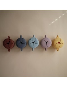 Taza para snack silicona solid pale daffodil 2