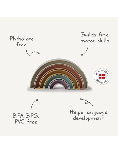 Juego apilable arcoíris solid hillside
