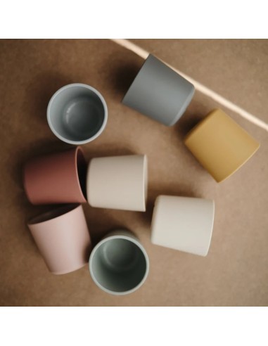 Pack 2 vasos solid ivory