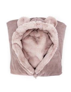 Saco capazo zippie eskimo suede blush 2