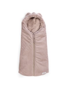 Saco capazo zippie eskimo suede blush