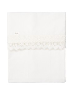 Sábana encimera de cuna crochet milky 2
