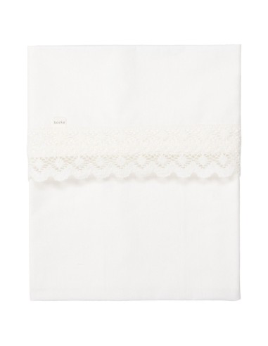 Sábana encimera de cuna crochet milky